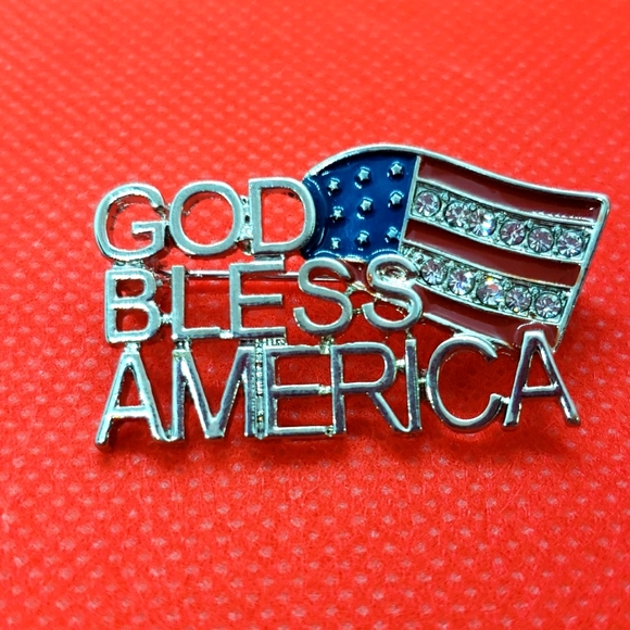 US Flag Brooch - Picture 1 of 2